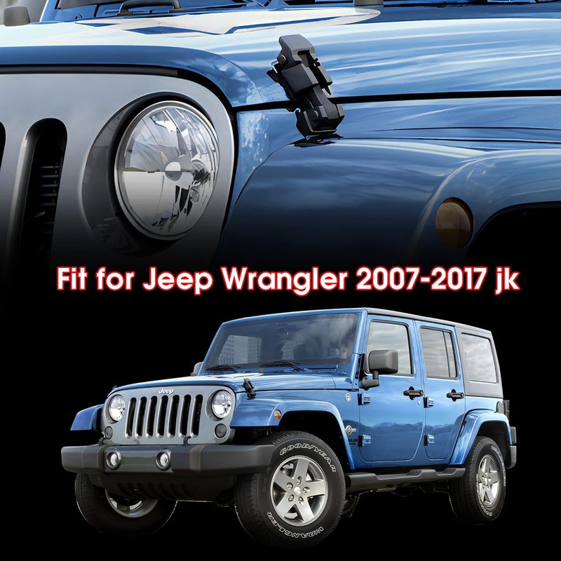 2007-2018 Jeep Wrangler OEM Hood Latch Kit Genuine Factory Latches for JK gallery