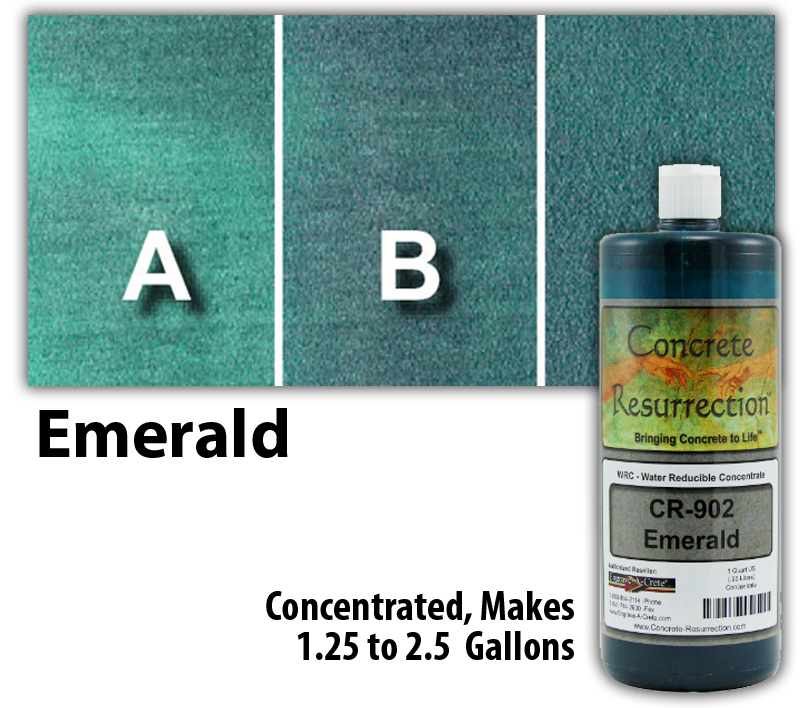 Professional Easy to Apply Water Based Concrete Stain – Emerald