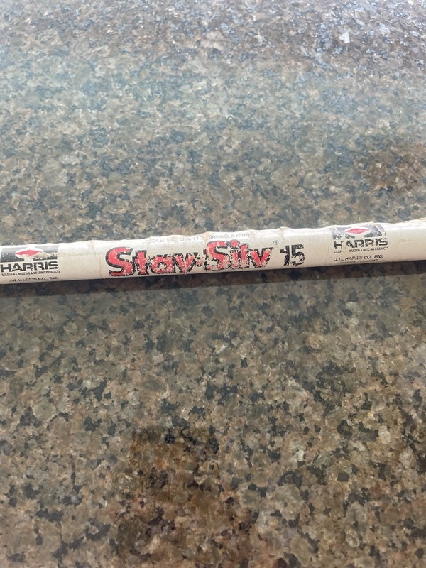 Harris Stay Silv 15 15% Silver Brazing Alloy Rods #61035 HVAC Grade 20 Rods