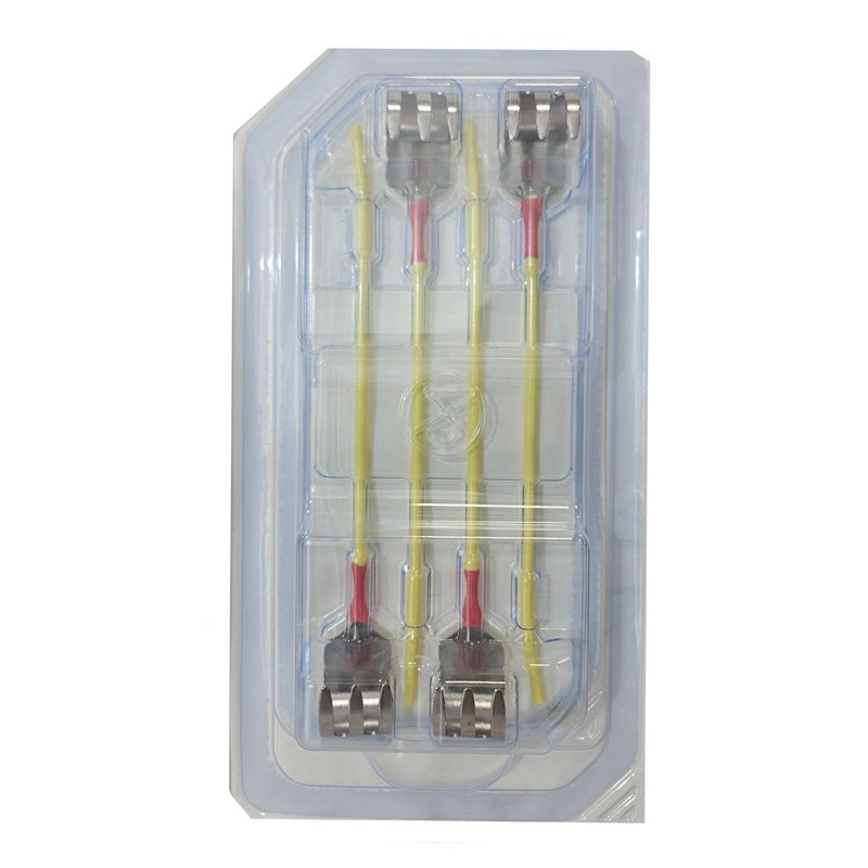 *4-Pieces* Cooper Lone Star Elastic Stays 20mm x 20mm Spira 3-Finger 3335-4G gallery
