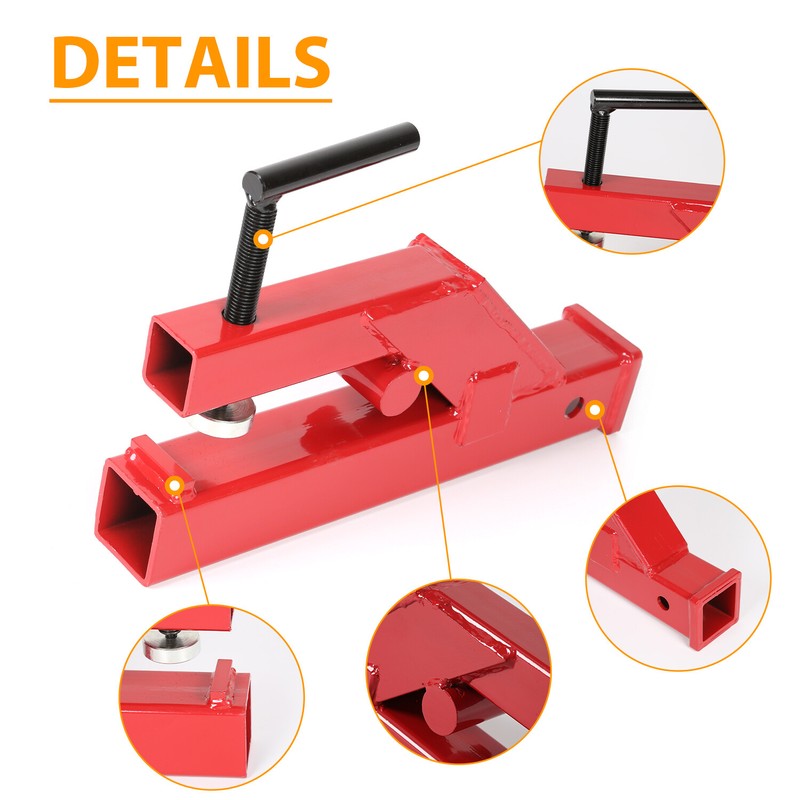 Upgraded Clamp On Trailer Hitch Ball Mount Receiver For Bobcat Tractor Bucket gallery