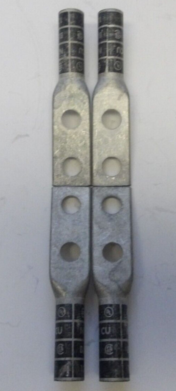 BURNDY CAT NO: YA262TC38 BLACK DIE TWO HOLE LUG N125 2/0 STR CU gallery