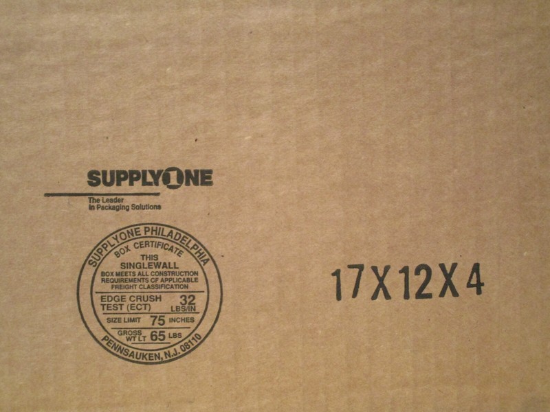 17 X 12 X 4″ Cardboard Corrugated Boxes 65 Capacity ECT-32 ~ 25/ Bundle