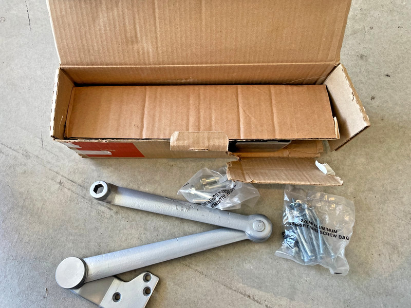 LCN 4040XP TBSRT Door Closer Aluminum Finish EDA Arm Complete w/ Hardware gallery