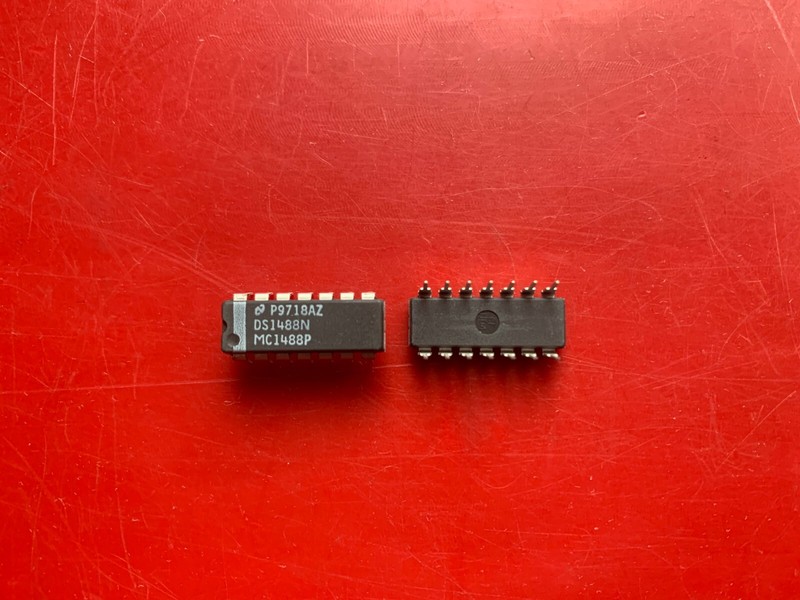 10x DS1488N NSC MC1488P IC INVERTER QUAD 1-INPUT 14 PIN DIP gallery