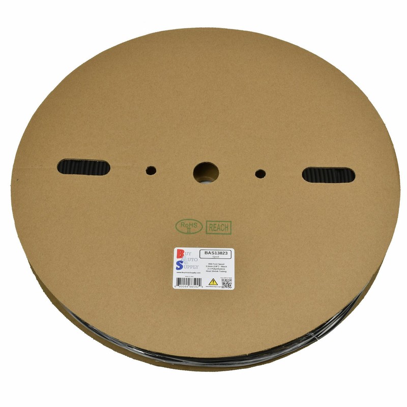 2:1 Ratio Heat Shrink Tubing Single Wall – 656 Foot Roll – 1/8″ (3.5mm) ID