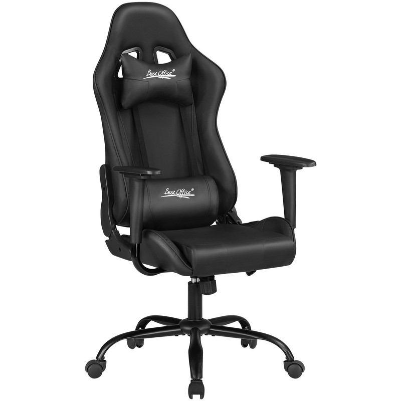Gaming Chair Office Chair Desk Chair with Lumbar Support Headrest Armrest Task