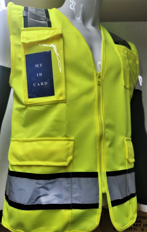 FX HIGH VISIBILITY Surveyor Two Tone Safety Vest Solid front & Mesh back gallery