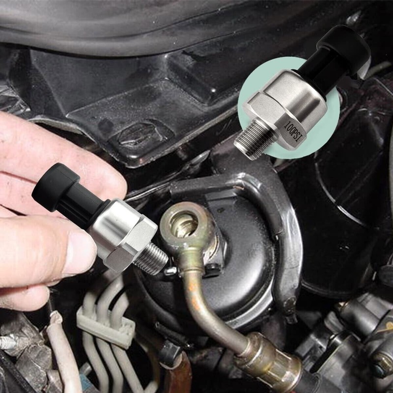 Universal Stainless Steel Oil Fuel Pressure Sensor 1/8 NPT with connector 150psi gallery