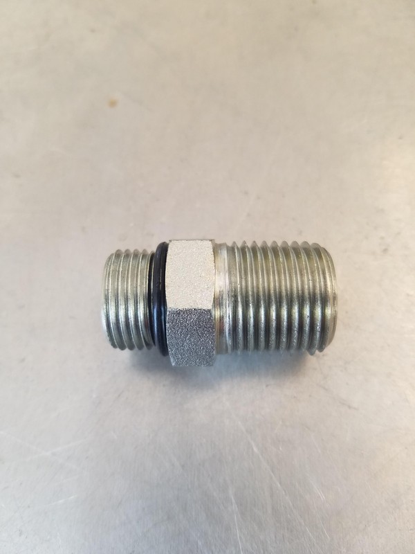 6401-08-08 1/2″ MALE ORB X 1/2″ MALE NPT HYDRAULIC FITTING