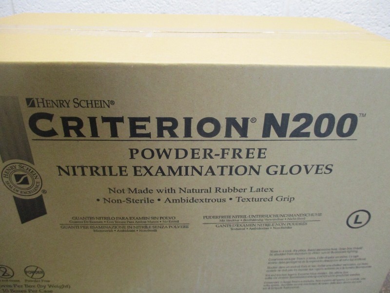 CASE OF 10 BOXES 200 PER CRITERION N200 LARGE 9007440 POWDER FREE EXAM GLOVES gallery