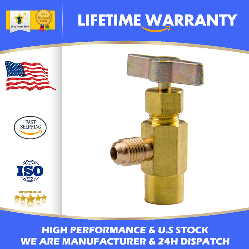 Can Tap Self-Sealing HVAC Freon Tank Adapter Valve Core Refrigerantion Tool Kit