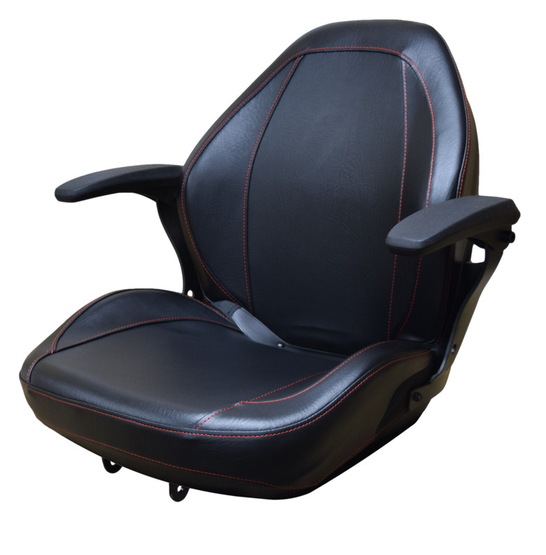 Kubota Tractor Seat with Armrest and Flip Up Hinge B2650, MX4700 & MX5100