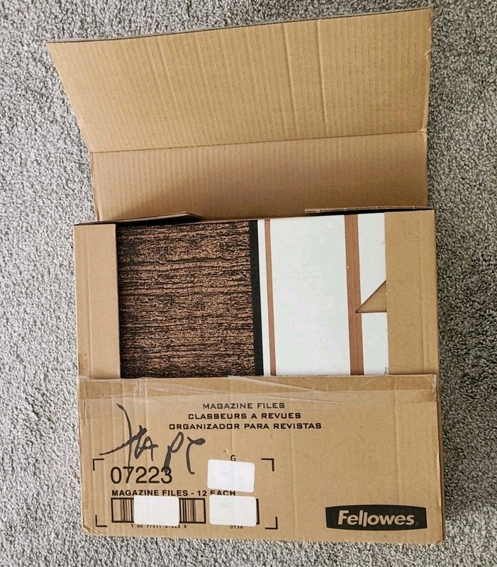 Bankers Box Magazine File Holders, Oversized Letter, 12 Pack (07223)~New In Box