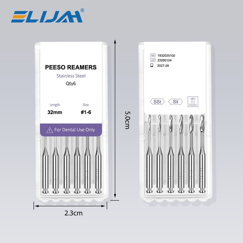 60pcs Dental Endo Peeso Reamers Spiral Root Canal Glidden Drills Burs Endo Files gallery