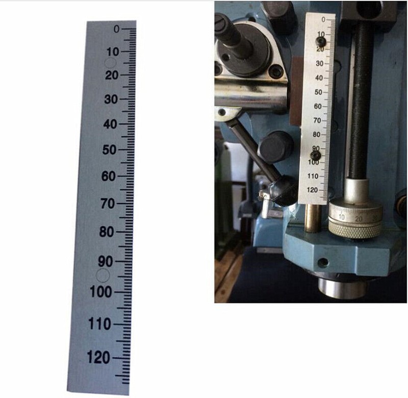 Milling Machine For Bridgeport 0-120mm Depth Feed Rod Scale Ruler B159 Mill Part
