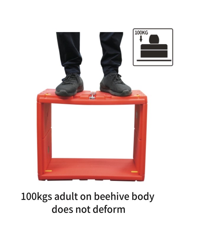 BeeHive Plastic Langstroth Size ,3 layers INSULATED Plastic Beehive (OPEN BOX) gallery