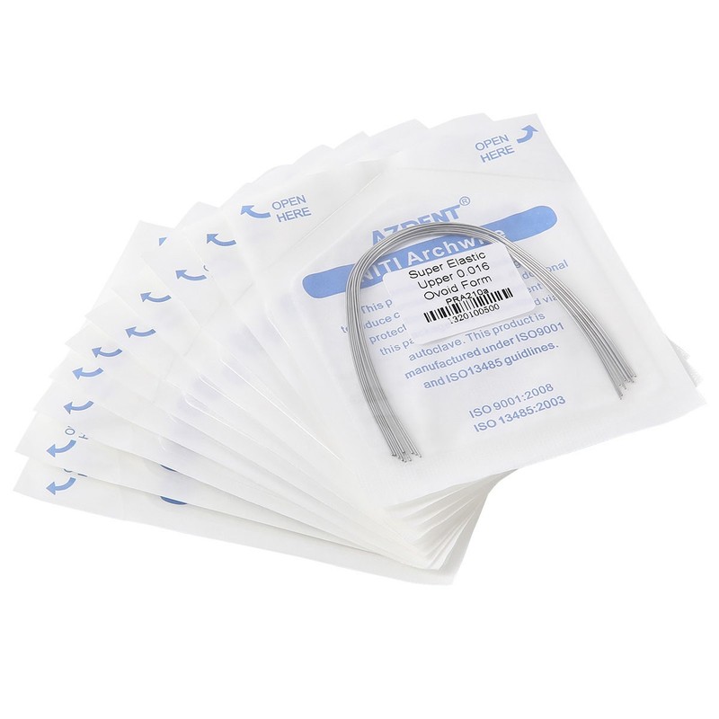Dental Orthodontic Stainless Steel Arch Wires Round Nature/Oval Form Wire AZDENT gallery