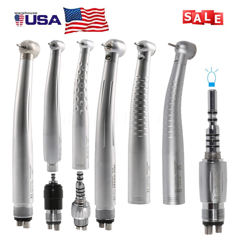 Dental (LED Fiber Optic) High Speed Handpiece / Coupler 4/6 Holes KaVo NSK Style