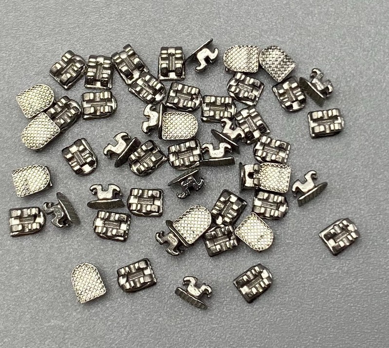 Dental Orthodontic Bracket Braces In Bulk Mini Roth 022 Slot Hooks 345 Metal gallery