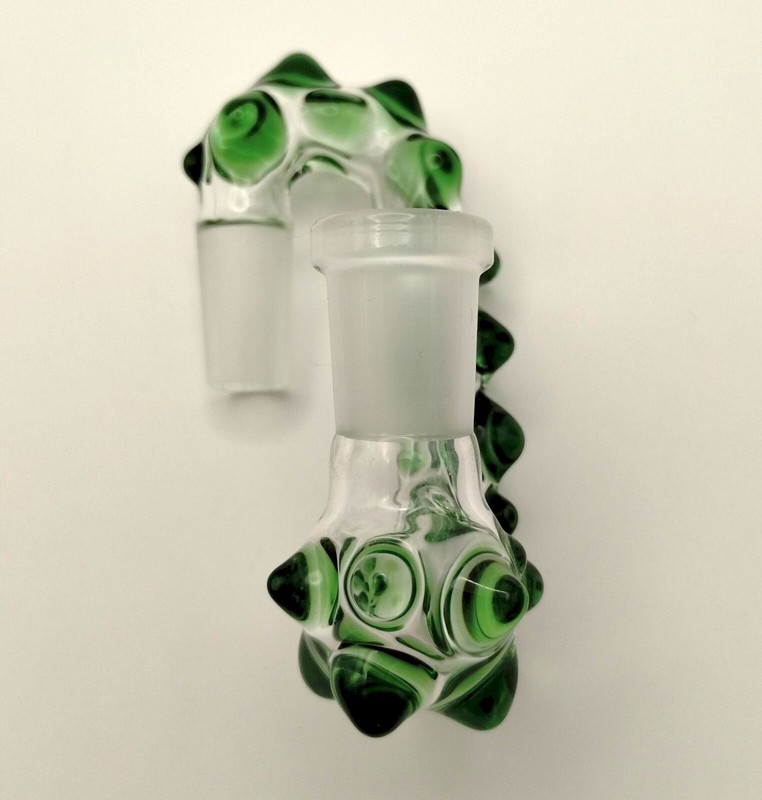 14mm Emerald Green Glass Drop Down Attachment Adapter gallery