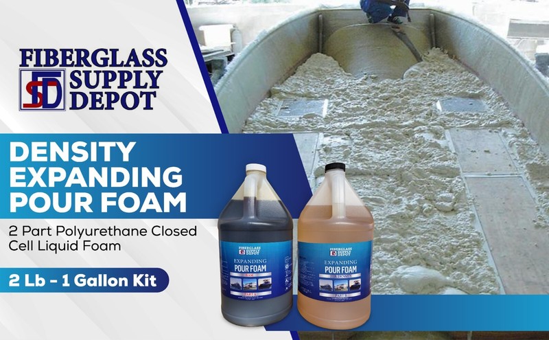 Liquid 2Lb Density Expanding 2 Part Closed Cell Polyurethane Pour Foam:Qt. Kit gallery