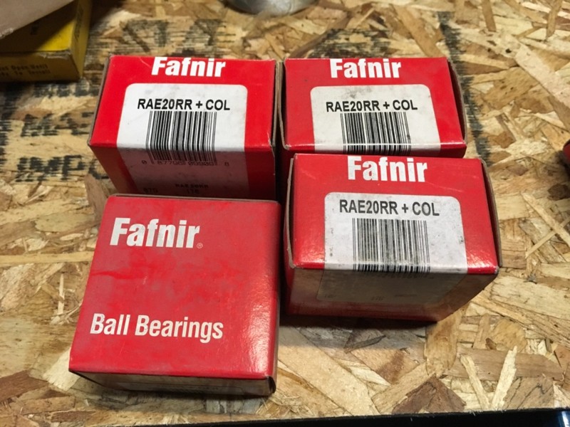 LOT OF 4-FAFNIR-Bearings #RAE20RR+COL, 30 day warranty, free shipping lower 48! gallery