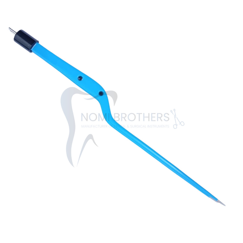 Hardy Bayonet Non-Stick Bipolar Forceps 24cm 0.7mm Tip Surgical Instrument
