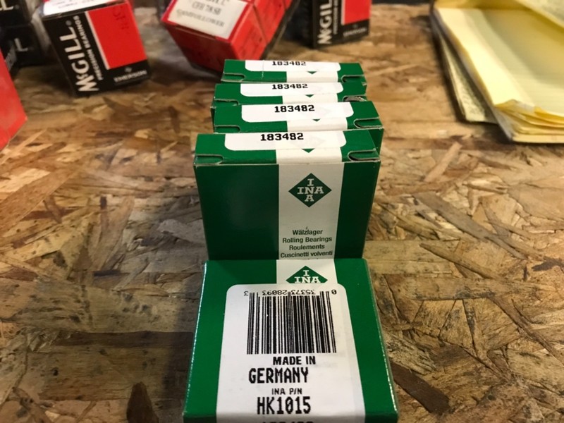 Lot of 5-INA-Bearings #HK1015, 30 day warranty, free shipping lower 48! gallery