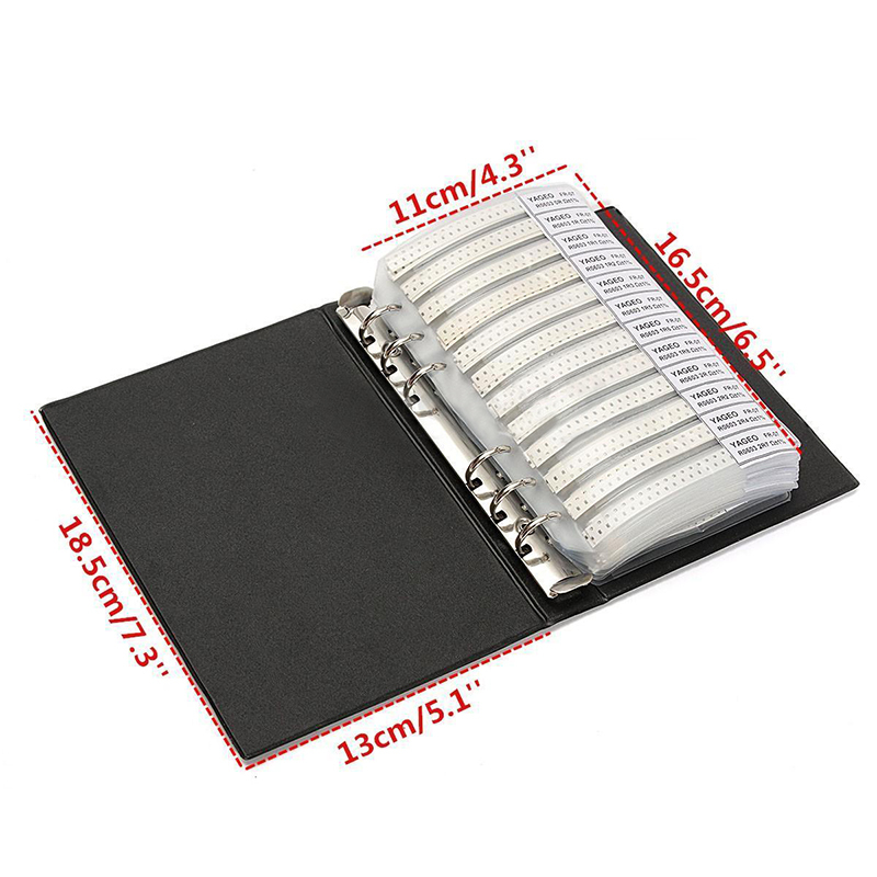 0603 Sample Book 8500 pcs 170 Values R0603 1% SMD Resistors Assortment Kit gallery