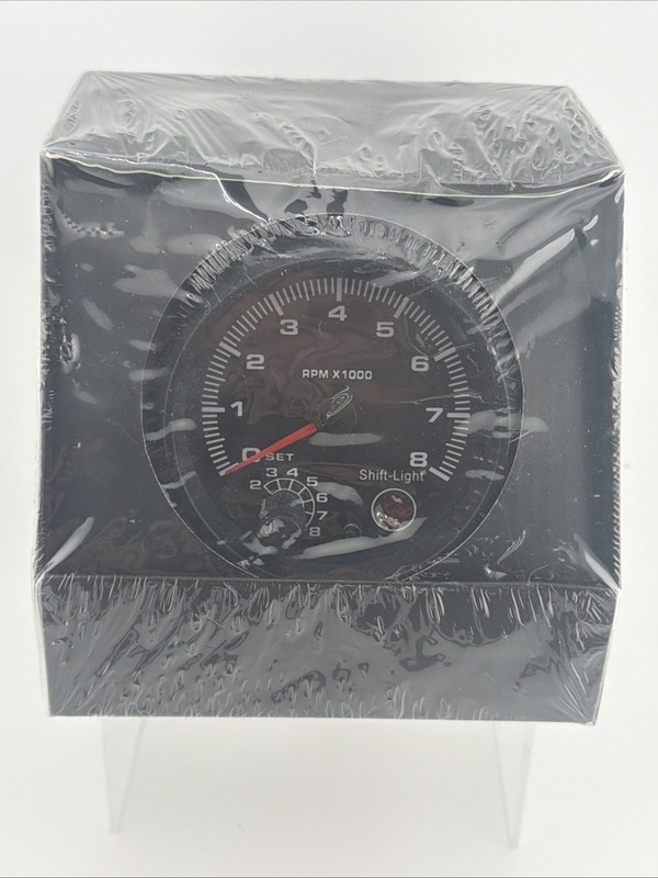 3.75″ 12V Car Vehicle Tachometer Gauge Blue LED 0-8000 RPM Auto Meter (