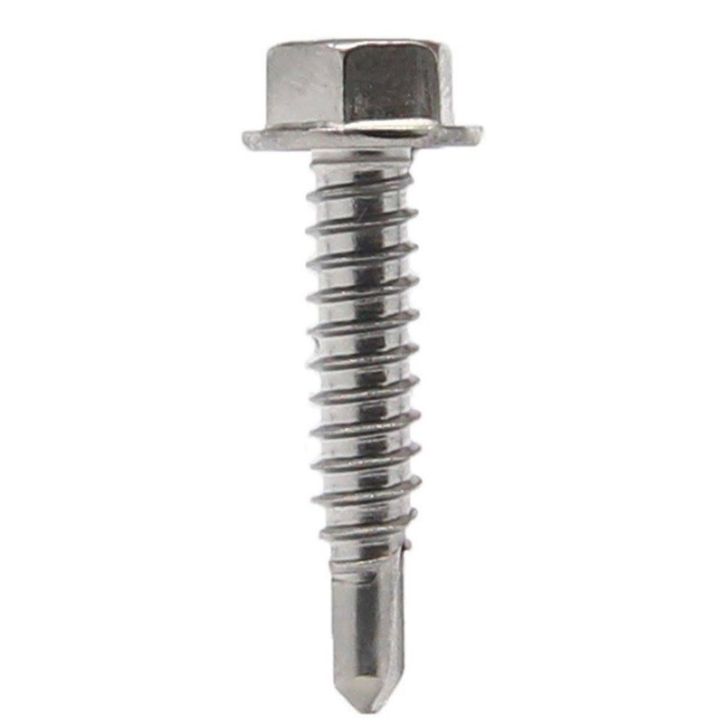 #10 Hex Washer Head Self Drilling Sheet Metal Tek Screws 410 Stainless Steel gallery