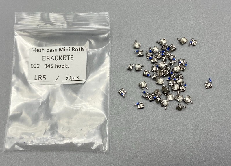 100 Pcs Dental Orthodontic Metal Brackets Mini Roth 022 345 Hooks Braces In Bulk gallery