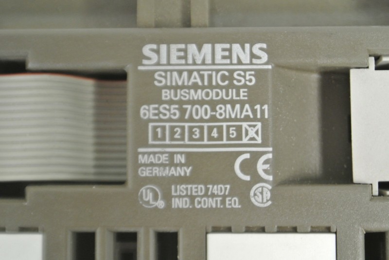 SIEMENS 6ES5 700-8MA11 SIMATIC S5 BUS MODULE gallery