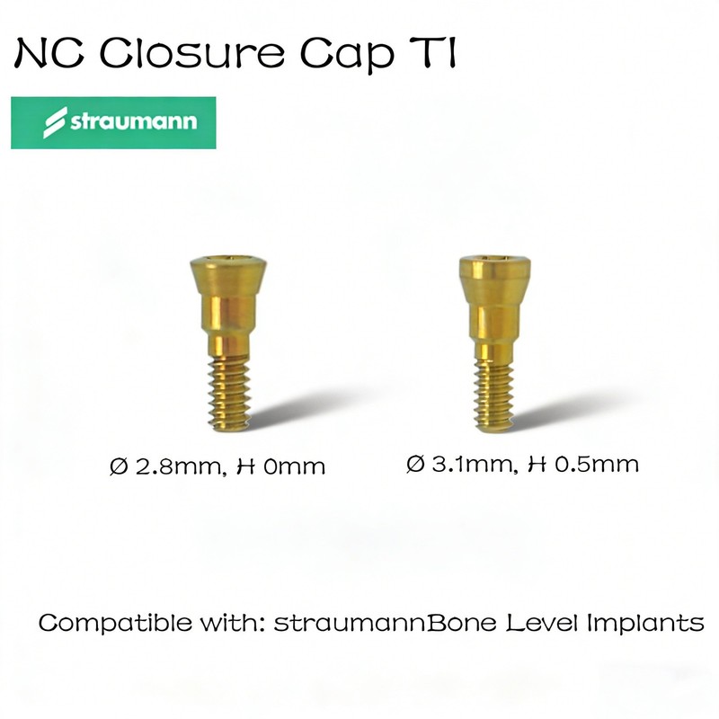 US 10Pcs NC/RC Dental Healing Cap Abutment Fit Straumann ITI BL/BLT D3.3/4.1mm gallery