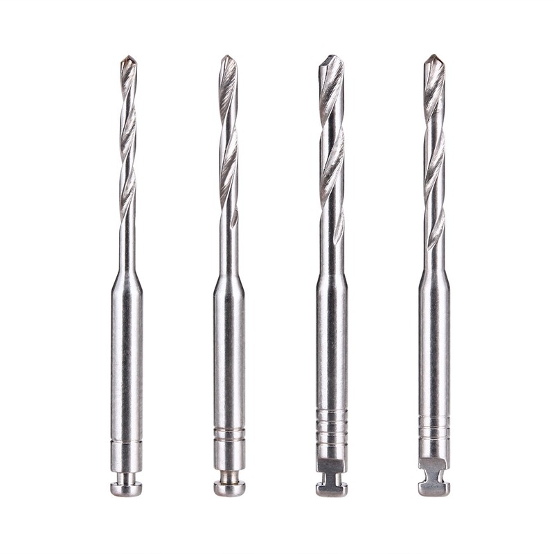 USPS AAA Dental Fiber Post Resin High-intensity Screw Thread Glass +4*Drills FDA gallery