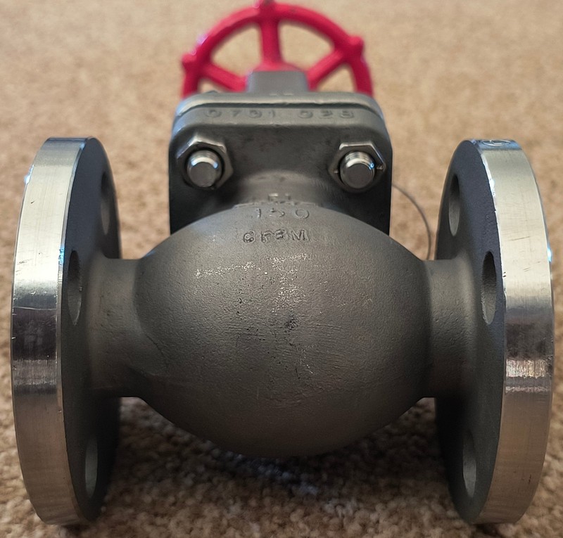 Ladish 7272 3/4" Class 150 CF8M Globe Valve Flanged NOS gallery