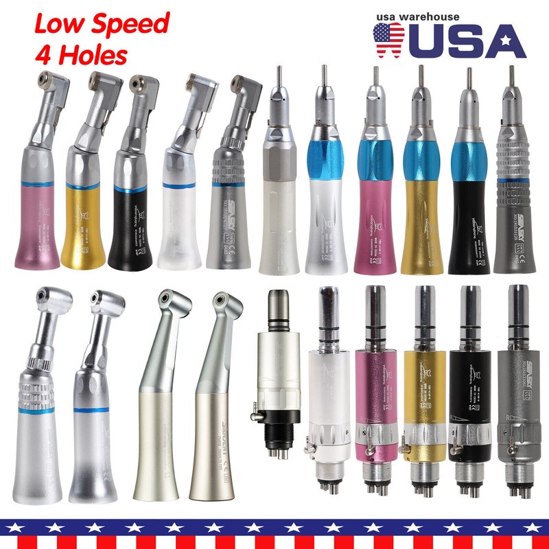 Slow Speed Dental Handpiece Nosecone/contra angle/ air motor NSK style colorful gallery