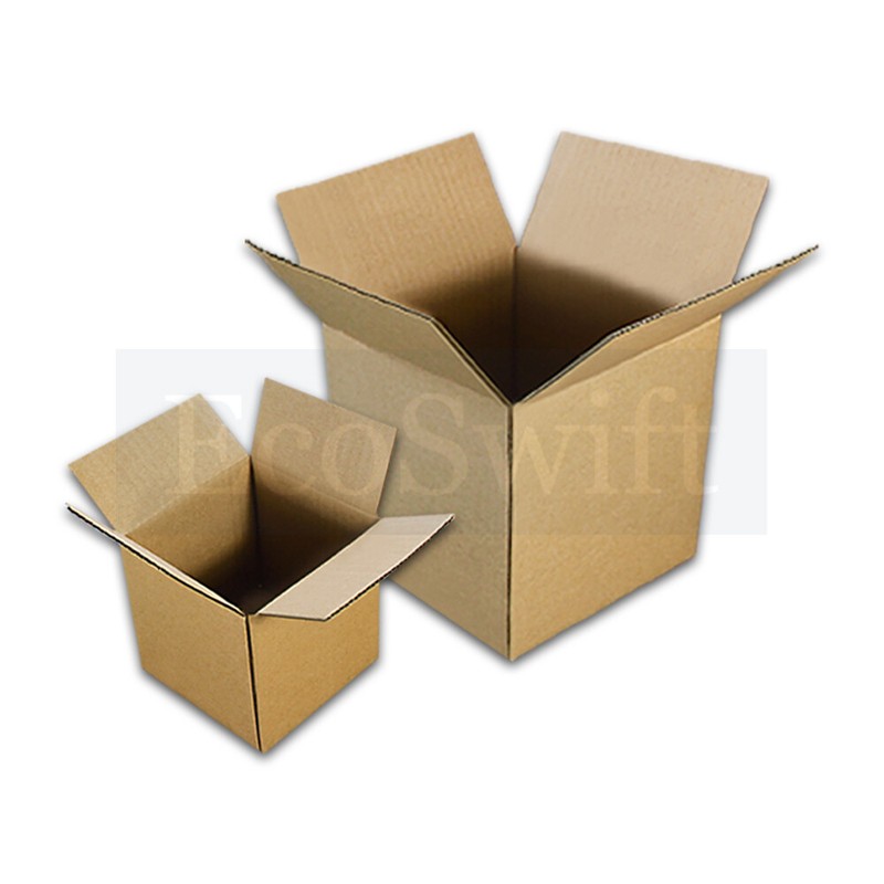 1-200 5x5x5 "EcoSwift" Cardboard Packing Mailing Shipping Corrugated Box Cartons gallery
