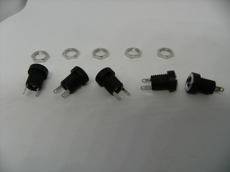 5x PCs Pack 3A 12V Power Supply DC Jack Port Female Socket 2 Pins 5.5 x 2.1 mm gallery