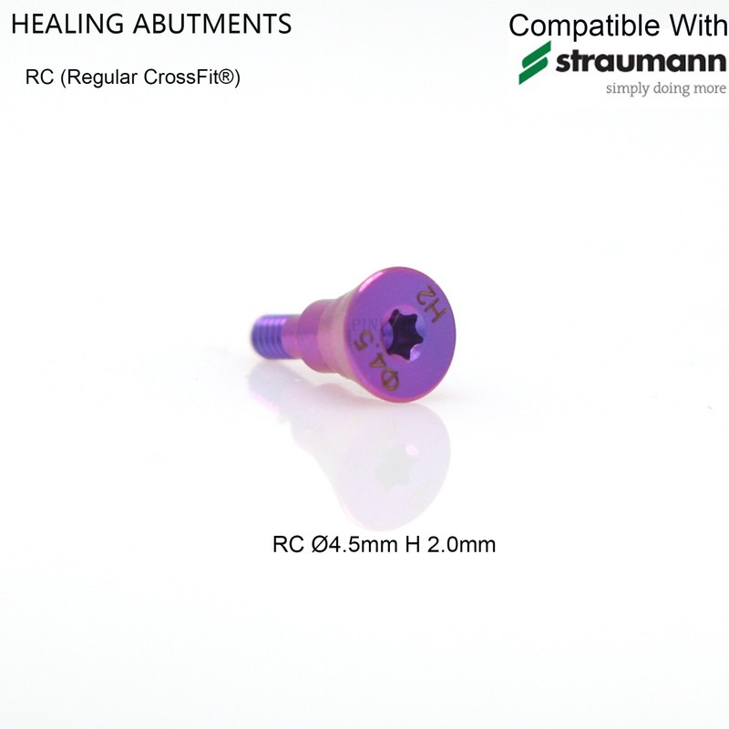 Dental Healing Cap Abutment Straumann ITI BL/BLT Compatible NC/RC Cover Screw