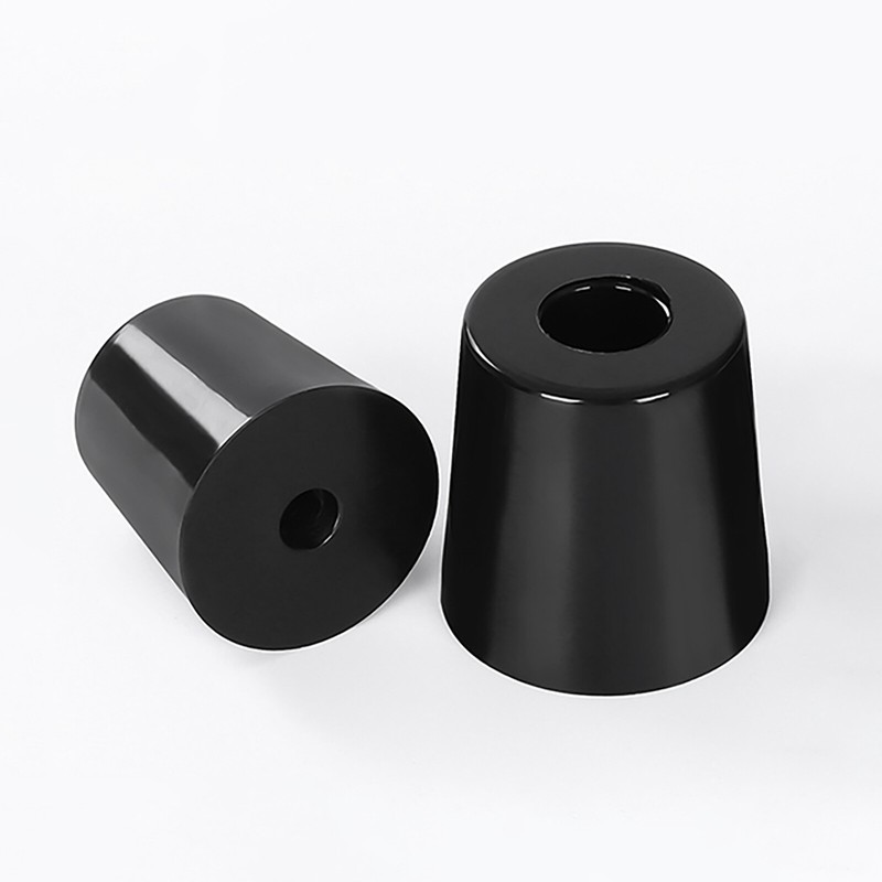 Black Round Rubber Feet Small & Large For Furniture Machine Appliance Audio Foot gallery