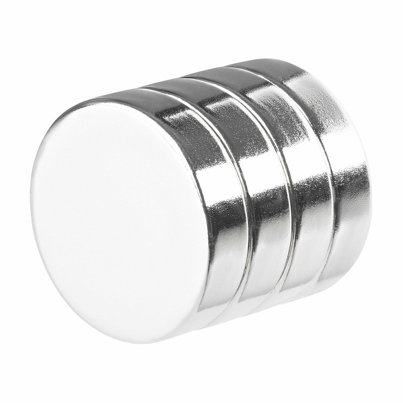 1 x 1/4 Inch Powerful Neodymium Rare Earth Disc Magnets N52 (4 Pack)