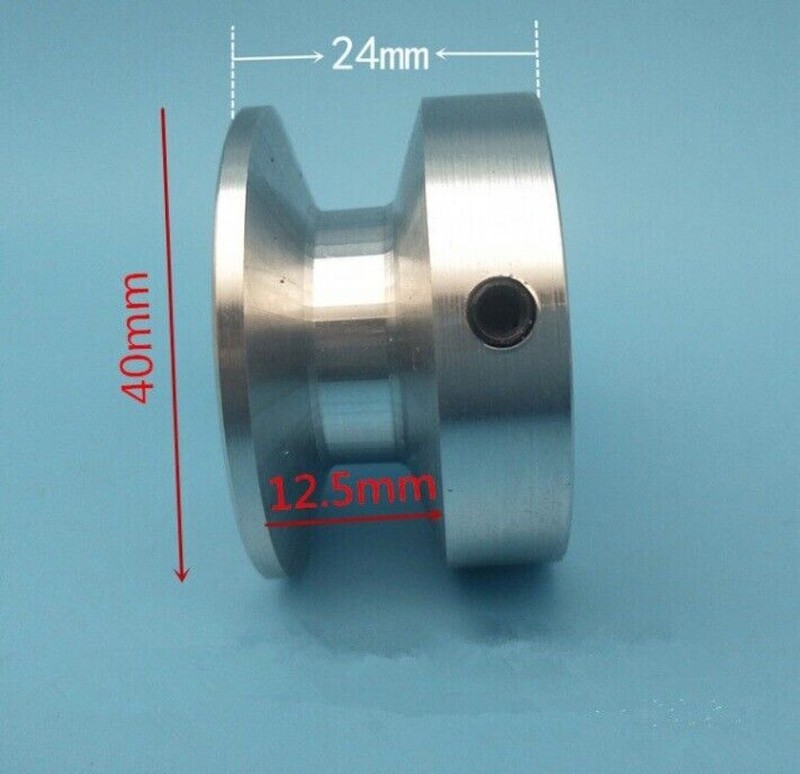 40mm-60mm Diameyer V-Groove Step Pulley For 12.5mm V Rubber Belt