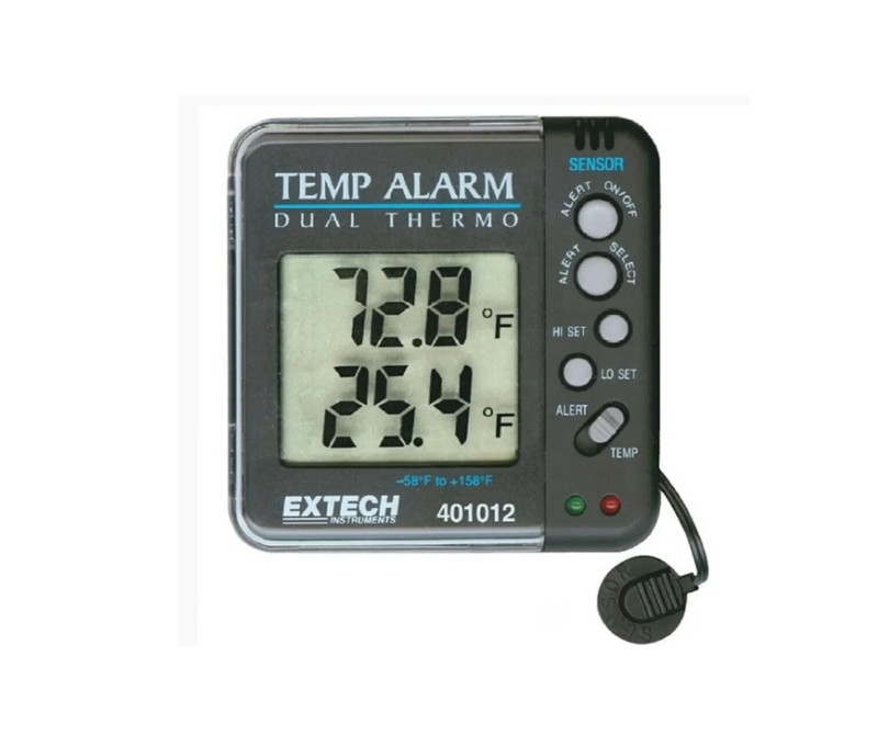 Extech – Temperature Alarm 401012 – Indoor /Outdoor Thermometer – New in Box