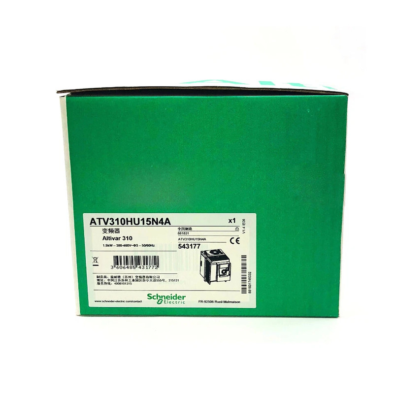 1PCS Schneider ATV310HU15N4A ALTIVAR310 TYPE1 460V 1.5KW INVERTER NEW