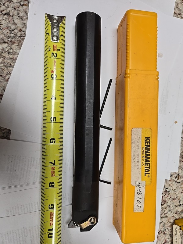 New Kennametal A32S-MDUNL15 Through Coolant Indexable Carbide Boring Bar 32mm