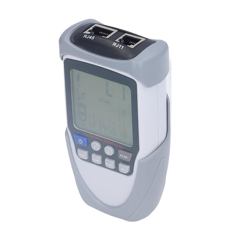Digital Analogue Network Cable Tester RJ11 RJ45 PoE Ethernet Wire Finder Tracer gallery