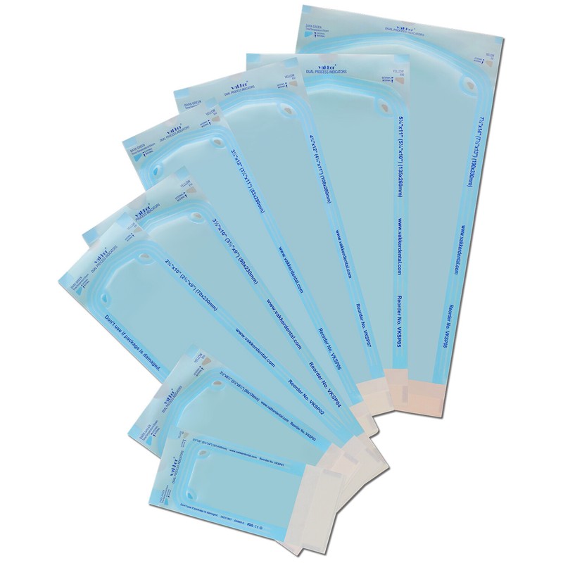 200pcs 3.5" x 10" Self Sealing Sterilization Pouches Autoclave, Sterilizer Bag gallery