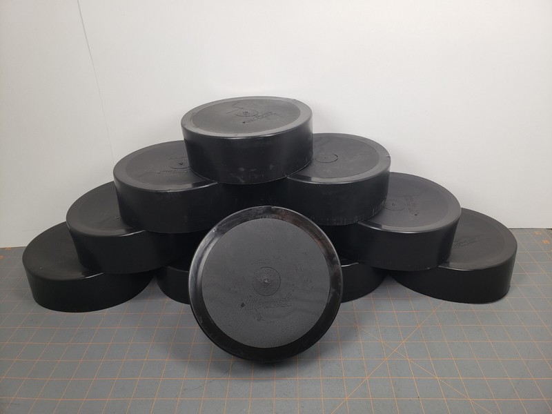 (Lot of 2) ALLIANCE PLASTICS CLOSED END 6″ PIPE CAPS 6-RRC